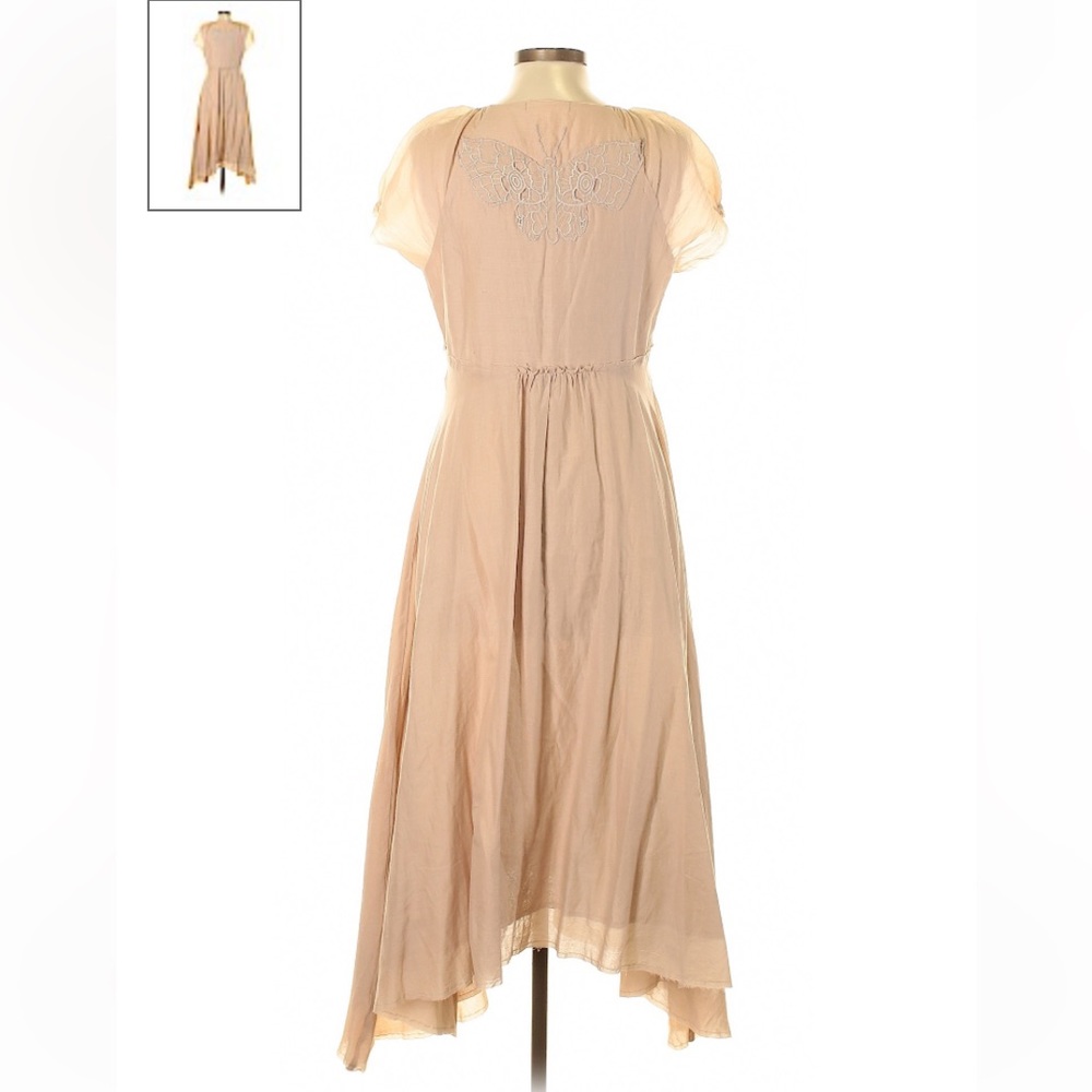 Odd Molly size 2 full length with handkerchief hem dress.